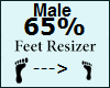 Feet Scaler 65% Male