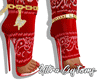 Red Bandana Heels <3