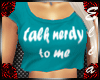 [ID] Nerdy Shirt Teal