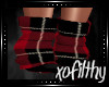 |xo| Red Plaid Boots