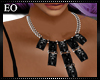 Eo) Dark Skull Necklace