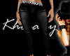 Kher~ Black Pants ABS