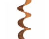 99 Step Spiral, wood