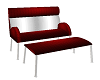 Red Sleek Cuddle Chair