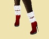 Chloe Fur n Red Xs Boots