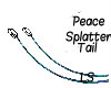 Peace Splatter Tail