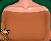 𝓧. Brown Crop Top