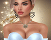 Blue  Fur Corset Dress