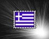 GREECE FLAG STAMP*