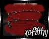 |xo| Red Fur Boot