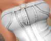 Grey Jeans Belted Top