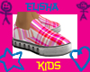 Elisha Pink Plaid Vans