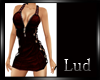 [Lud]Snake Dress Red