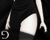 ⅁ Black Midi Skirt