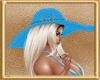 ✘ Blue Straw Hat