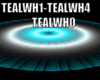 DJ LIGHTS - TEAL WHITE