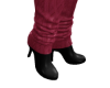 MS Knit Boots apple red