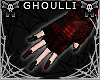 Patchwork | Gloves Red