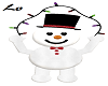 Christmas Light Snowman