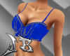 JB Sexy Blue Bra Top