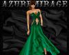 Green Divide Gown