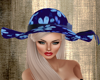 Blue Daisy Beach Hat