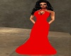 Red Halter Long Gown