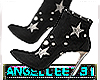 STARS MATCH ANKLE BOOTS