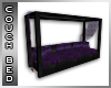 Purple Velvet Couch/Bed