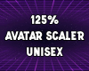 X. AVATAR SCALER 125%