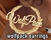 WolfPack Bone earrings