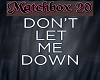 Dont Let Me Down MB20