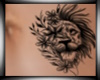 Lion Belly Tattoo