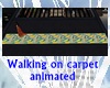 walking on carpet