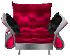 Magenta Leather Chair 1