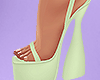 $ Summer Green Heels