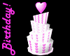 Pink Valentine Cake Love