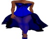 blue burlesque outfit