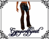 Studded brown chaps