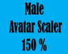 Male Avatar Scaler 150%