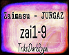 Zaimasu- JURGAZ