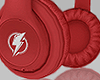 ♛ Headphones Red.