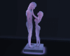 LOVERS blue statue