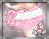 Pinkwhite lace Skirt