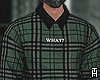 Green Plaid Sweater.