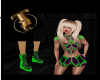 JVT Neon flower Boots