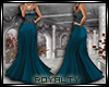 Dialla Teal Gown