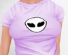 |T-shirt Pink+Alien|