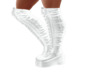 White high boots UA