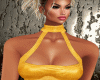 Yellow sexy dress M